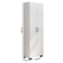 Ver imagem 2 de Livreiro 5 Prateleiras C/ Portas Grandes Office Branco