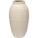 Ver imagem 1 de Vaso Decorativo Enfeite Casa Home&Co Cerâmica 36x18x18cm Creme