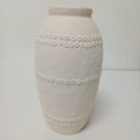 Ver imagem 2 de Vaso Decorativo Enfeite Casa Home&Co Cerâmica 36x18x18cm Creme