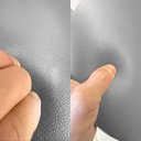Ver imagem 4 de Kit 04 Assentos Redondo Banqueta Cadeira Estofados Poltronas H02 Corino Cinza 35 cm - Lyam Decor Ass