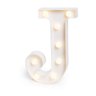 1 Letra J Luminária 3D LED Decoração Festa Nome - 1