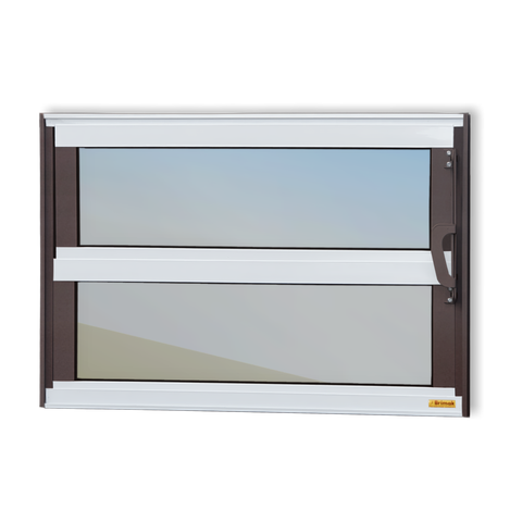 Basculante Alumínio 40 x 40 Elite V.Refl.Mix Corten Brimak