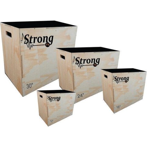 Caixote Crossfit - Kit com 04 Unid Plyobox Jampbox