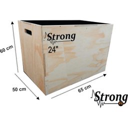 Caixote Crossfit 24 3x1 Jamp Box / Plyo box /caixa de salto - 2