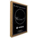 Ver imagem 6 de Quadro com Música Mapa Das Estrelas Spotify em Moldura Caixa Tacolado Papel de Parede