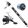 Kit Pesca De Pesca Praia Vara M Sports 4,50m Versus 4500 T-surf + Molinete Verano 5000 + Linhas - 1