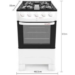 Fogão 4 Bocas Fratello Vetro Mueller - 3