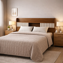 Ver imagem 1 de Cabeceira em Mdf Cama Queen Aurora Prateleira Organizadora Quarto Cama Box 167cm:cinamomo
