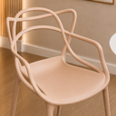 Ver imagem 5 de Conjunto Mesa de Jantar Redonda 70cm com 2 Cadeiras Allegra para Cozinha Sala de Jantar Apartamento