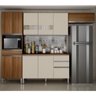 Cozinha Completa Turmalina 11 Portas 2 Gavetas Chf Móveis Carvalho/Off White - 1