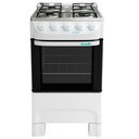 Ver imagem 1 de Fogão Mueller 4 Bocas Moderatto Manual Mesa de Aço Inox Forno 48 Litros