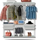 Ver imagem 1 de Closet Armário Aramado Modulado Gaveta Prateleira 1,90m BR