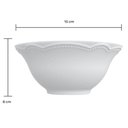 Ver imagem 5 de Kit Café da Manhã 4 Peças Xícara com Pires Bowl 510ml Prato de Sobremesa Germer Porcelana