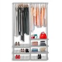 Ver imagem 1 de Guarda-Roupa Closet Aramado Aberto CLR281 - 1,30m