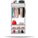 Ver imagem 1 de Guarda-Roupa closet aramado sem portas CLR285 - 1,00m