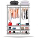 Ver imagem 1 de Guarda-Roupa closet aramado sem portas CLR285 - 1,60m
