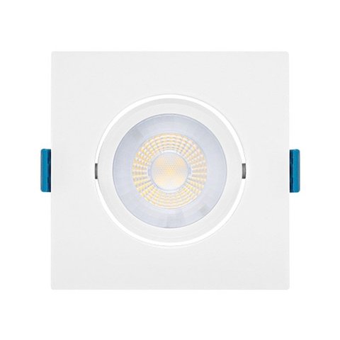 Spot Embutir Easy Mr16 Evo Quadrado 4,5w 3000k 340lm-stella