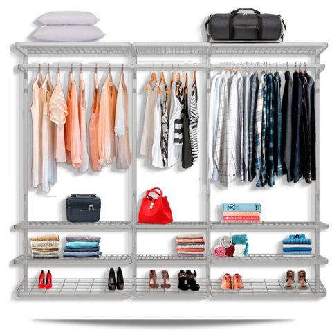 Guarda-Roupa closet aramado sem portas CLR285 - 2,50m