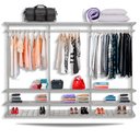 Ver imagem 1 de Guarda-Roupa closet aramado sem portas CLR285 - 2,80m