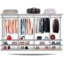 Ver imagem 1 de Guarda-Roupa closet aramado sem portas CLR285 - 3,40m