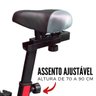 Bicicleta Ergométrica Regulagem de Força Bike Exercícios Fisioterapia Ajustável Vermelha Importway - 9