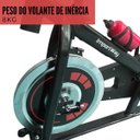 Ver imagem 3 de Bicicleta Ergométrica Regulagem de Força Bike Exercícios Fisioterapia Ajustável Vermelha Importway