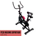 Ver imagem 4 de Bicicleta Ergométrica Regulagem de Força Bike Exercícios Fisioterapia Ajustável Vermelha Importway