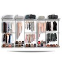 Ver imagem 1 de Arara Cabideiro Aramado Trilho Sapateira Maleiro 4,00m Br