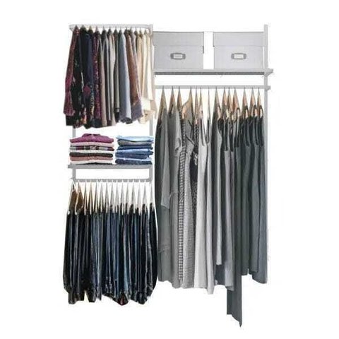 Closet Arara Aramado Trilho Parede Super Resistente Moderno 1,60 Br
