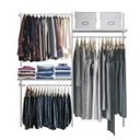 Ver imagem 1 de Closet Arara Aramado Trilho Parede Super Resistente Moderno 1,90 Br