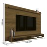 Painel Max para TV até 60 Polegadas EDN Móveis Nogal Acetinado - 2