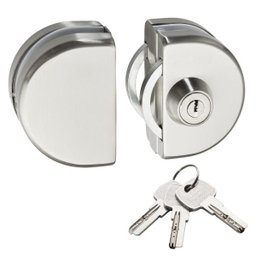 Fechadura Soprano de Sobrepor Vidro/Vidro Porta de Correr - 1