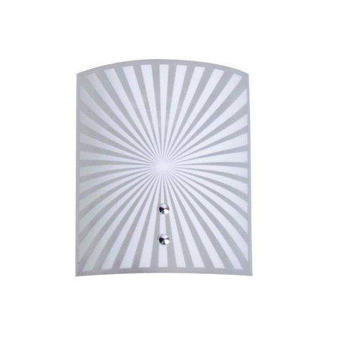 Luminária Parede Arandela Calha Radial Branco - 1311/ar Cr