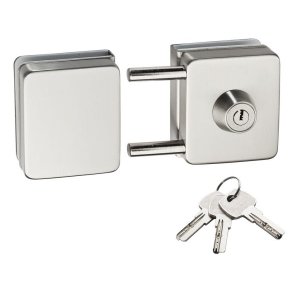 Fechadura Soprano de Sobrepor Vidro/Vidro Pivotante 2 Pinos