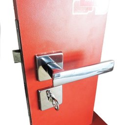 Fechadura 3F 740 M117 Banheiro Roseta Quadrada Cromado - 2