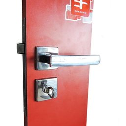 Fechadura 3F 740 M117 Banheiro Roseta Quadrada Cromado - 1