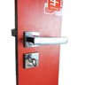 Fechadura 3F 740 M117 Banheiro Roseta Quadrada Cromado - 1