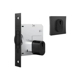 Fechadura Stam 1005 Rolete Pivotante Externa Quadrada Black - 1