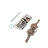 Cilindro 3f para Fechadura Brasil Monobloco Cromado 2 Chaves - 4