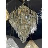 Lustre Pendente Cristal Gold Cascata - 2
