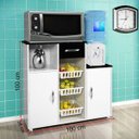 Ver imagem 2 de Fruteira Croácia Top Line 2 Portas 1 Gaveta Chf Móveis Branco/Preto