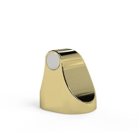 Trava Porta Magnético Dourado Comfort Door Fixação Adesiva