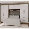 Quarto Modulado Queen com Guarda-roupas e Maleiro Paris Luciane Móveis - 2