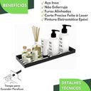 Ver imagem 2 de Suporte Porta Shampoo Prateleira Preto Fosco De Parede Plus