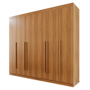 Ver imagem 1 de Guarda Roupa Casal 6 Portas 6 Gavetas Olimpia Valverde Moveis Cinamomo