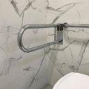 Ver imagem 2 de Barra de Apoio Para Sanitário Articulada Com Papeleira