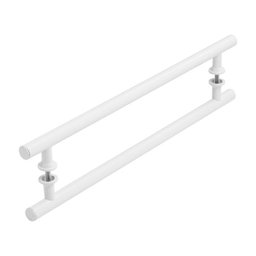 Puxador Branco Para Porta De Vidro Madeira Pivotante 90cm - 2