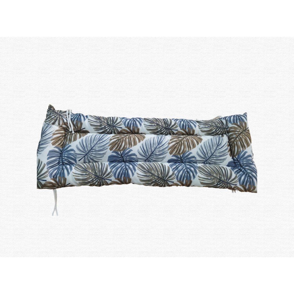 Almofada Futon 150 Cm X 50 Cm Estampada:azul e Marrom