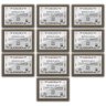 Kit 10 Certificados Diplomas A4 com Tela de Acetato e MDF Arte na Arte Moldura A-4 - 3
