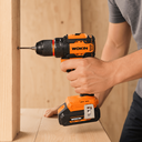 Ver imagem 2 de Parafusadeira Furadeira 20V Li-Ion Brushless c/ 1 Bateria 220V - Wokin